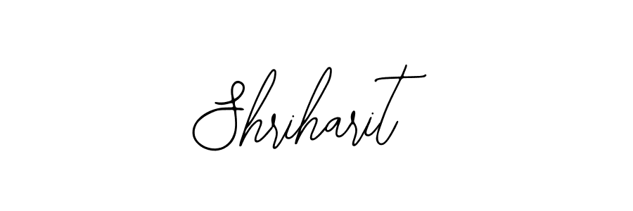 Also You can easily find your signature by using the search form. We will create Shriharit name handwritten signature images for you free of cost using Bearetta-2O07w sign style. Shriharit signature style 12 images and pictures png