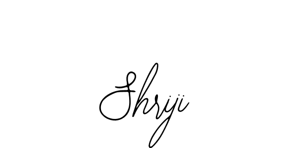 You should practise on your own different ways (Bearetta-2O07w) to write your name (Shriji) in signature. don't let someone else do it for you. Shriji signature style 12 images and pictures png
