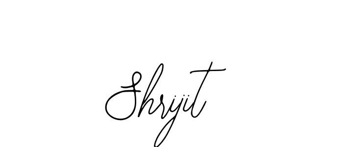 The best way (Bearetta-2O07w) to make a short signature is to pick only two or three words in your name. The name Shrijit include a total of six letters. For converting this name. Shrijit signature style 12 images and pictures png