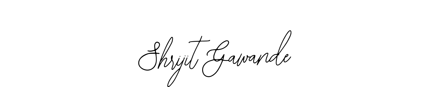 Create a beautiful signature design for name Shrijit Gawande. With this signature (Bearetta-2O07w) fonts, you can make a handwritten signature for free. Shrijit Gawande signature style 12 images and pictures png