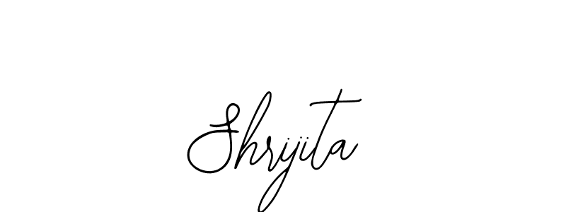 How to make Shrijita name signature. Use Bearetta-2O07w style for creating short signs online. This is the latest handwritten sign. Shrijita signature style 12 images and pictures png