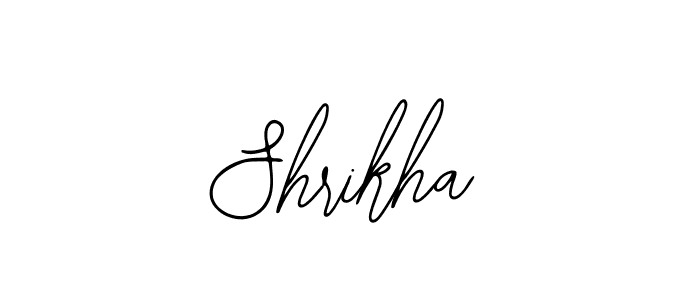 if you are searching for the best signature style for your name Shrikha. so please give up your signature search. here we have designed multiple signature styles  using Bearetta-2O07w. Shrikha signature style 12 images and pictures png