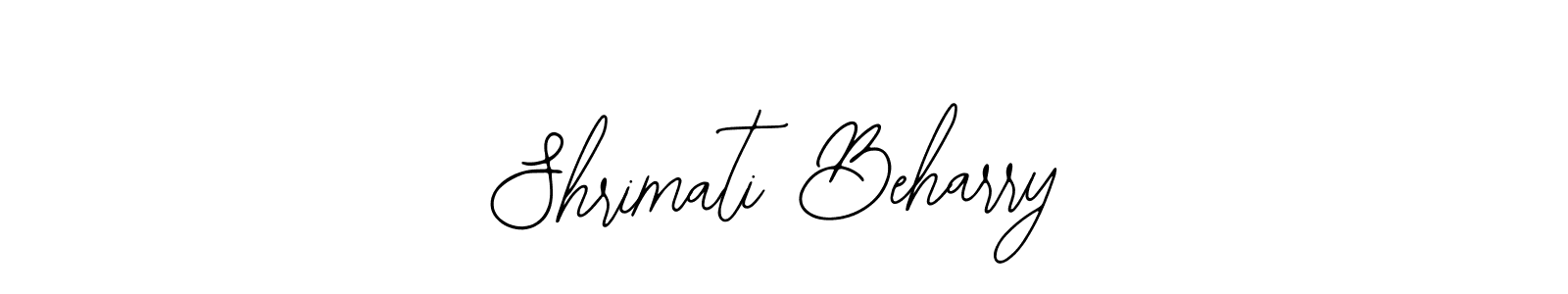 How to make Shrimati Beharry signature? Bearetta-2O07w is a professional autograph style. Create handwritten signature for Shrimati Beharry name. Shrimati Beharry signature style 12 images and pictures png