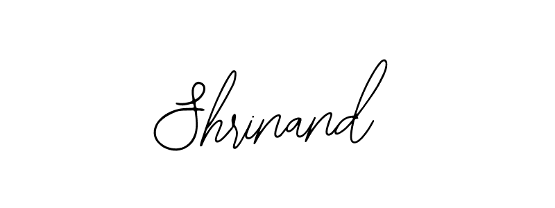if you are searching for the best signature style for your name Shrinand. so please give up your signature search. here we have designed multiple signature styles  using Bearetta-2O07w. Shrinand signature style 12 images and pictures png