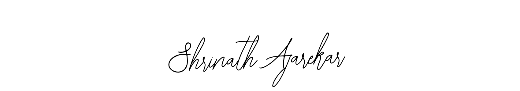 How to make Shrinath Ajarekar signature? Bearetta-2O07w is a professional autograph style. Create handwritten signature for Shrinath Ajarekar name. Shrinath Ajarekar signature style 12 images and pictures png