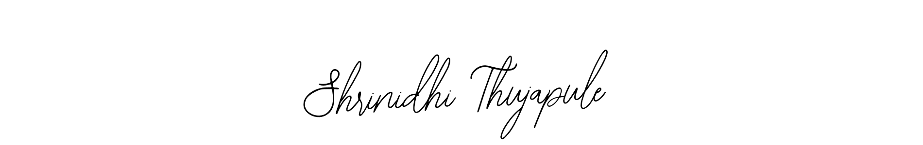 Bearetta-2O07w is a professional signature style that is perfect for those who want to add a touch of class to their signature. It is also a great choice for those who want to make their signature more unique. Get Shrinidhi Thujapule name to fancy signature for free. Shrinidhi Thujapule signature style 12 images and pictures png