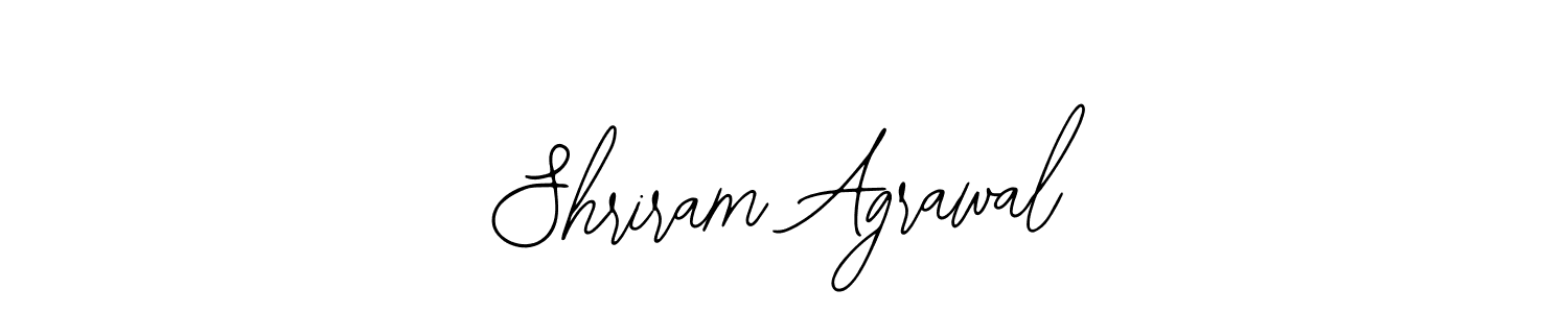 You should practise on your own different ways (Bearetta-2O07w) to write your name (Shriram Agrawal) in signature. don't let someone else do it for you. Shriram Agrawal signature style 12 images and pictures png