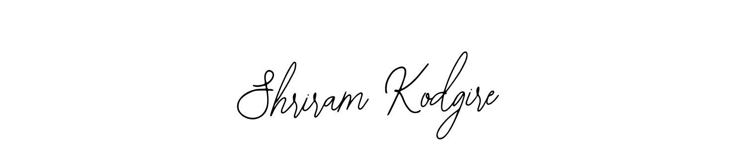 Make a beautiful signature design for name Shriram Kodgire. With this signature (Bearetta-2O07w) style, you can create a handwritten signature for free. Shriram Kodgire signature style 12 images and pictures png