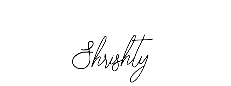 How to make Shrishty name signature. Use Bearetta-2O07w style for creating short signs online. This is the latest handwritten sign. Shrishty signature style 12 images and pictures png