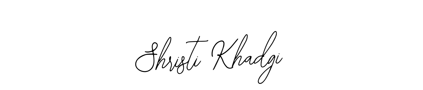 Shristi Khadgi stylish signature style. Best Handwritten Sign (Bearetta-2O07w) for my name. Handwritten Signature Collection Ideas for my name Shristi Khadgi. Shristi Khadgi signature style 12 images and pictures png