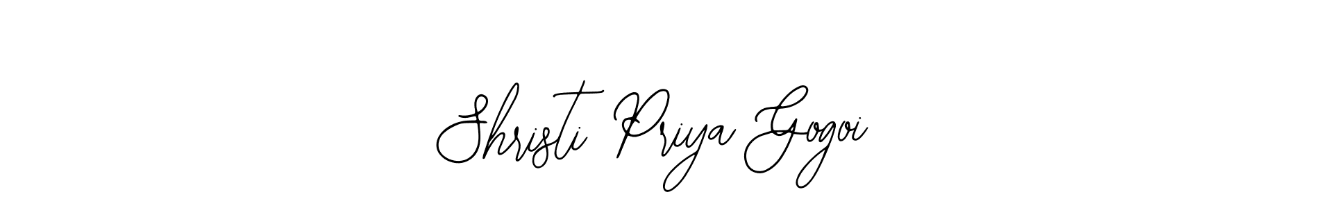 Use a signature maker to create a handwritten signature online. With this signature software, you can design (Bearetta-2O07w) your own signature for name Shristi Priya Gogoi. Shristi Priya Gogoi signature style 12 images and pictures png