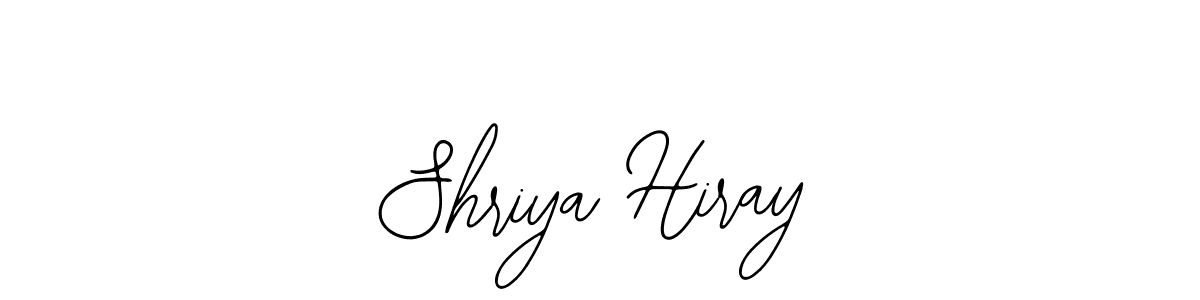 Make a short Shriya Hiray signature style. Manage your documents anywhere anytime using Bearetta-2O07w. Create and add eSignatures, submit forms, share and send files easily. Shriya Hiray signature style 12 images and pictures png