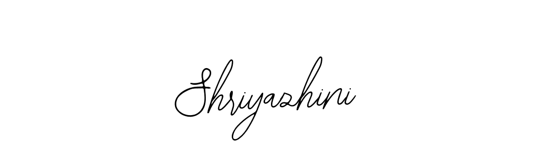 How to make Shriyazhini name signature. Use Bearetta-2O07w style for creating short signs online. This is the latest handwritten sign. Shriyazhini signature style 12 images and pictures png