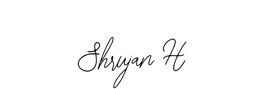 How to Draw Shrujan H signature style? Bearetta-2O07w is a latest design signature styles for name Shrujan H. Shrujan H signature style 12 images and pictures png