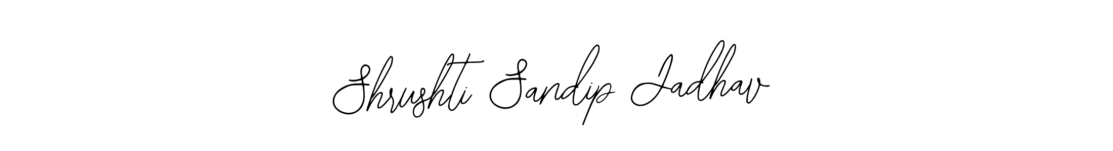 How to make Shrushti Sandip Jadhav name signature. Use Bearetta-2O07w style for creating short signs online. This is the latest handwritten sign. Shrushti Sandip Jadhav signature style 12 images and pictures png