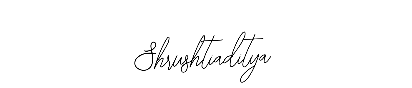 You can use this online signature creator to create a handwritten signature for the name Shrushtiaditya. This is the best online autograph maker. Shrushtiaditya signature style 12 images and pictures png