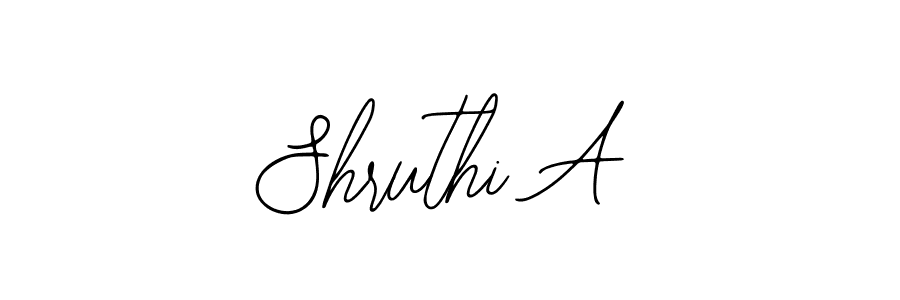 How to make Shruthi A signature? Bearetta-2O07w is a professional autograph style. Create handwritten signature for Shruthi A name. Shruthi A signature style 12 images and pictures png