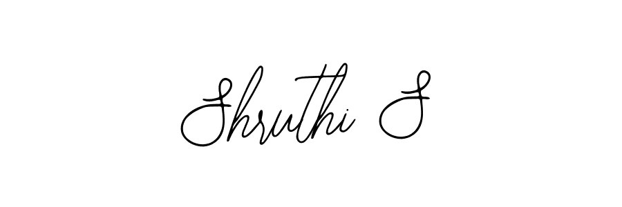 Design your own signature with our free online signature maker. With this signature software, you can create a handwritten (Bearetta-2O07w) signature for name Shruthi S. Shruthi S signature style 12 images and pictures png