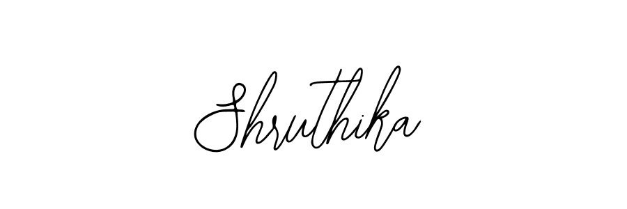 if you are searching for the best signature style for your name Shruthika. so please give up your signature search. here we have designed multiple signature styles  using Bearetta-2O07w. Shruthika signature style 12 images and pictures png
