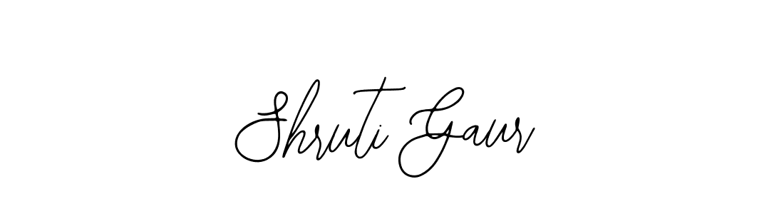 Use a signature maker to create a handwritten signature online. With this signature software, you can design (Bearetta-2O07w) your own signature for name Shruti Gaur. Shruti Gaur signature style 12 images and pictures png