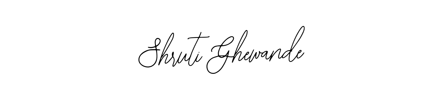 Shruti Ghewande stylish signature style. Best Handwritten Sign (Bearetta-2O07w) for my name. Handwritten Signature Collection Ideas for my name Shruti Ghewande. Shruti Ghewande signature style 12 images and pictures png