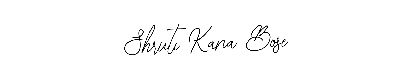 How to make Shruti Kana Bose name signature. Use Bearetta-2O07w style for creating short signs online. This is the latest handwritten sign. Shruti Kana Bose signature style 12 images and pictures png