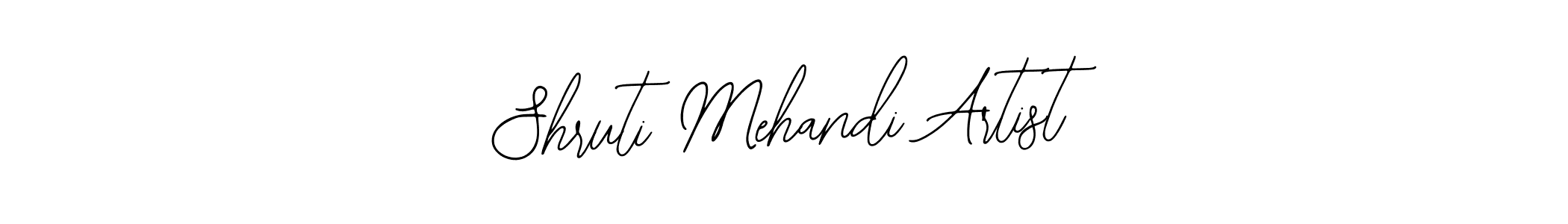Design your own signature with our free online signature maker. With this signature software, you can create a handwritten (Bearetta-2O07w) signature for name Shruti Mehandi Artist. Shruti Mehandi Artist signature style 12 images and pictures png
