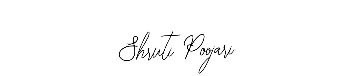 Design your own signature with our free online signature maker. With this signature software, you can create a handwritten (Bearetta-2O07w) signature for name Shruti Poojari. Shruti Poojari signature style 12 images and pictures png