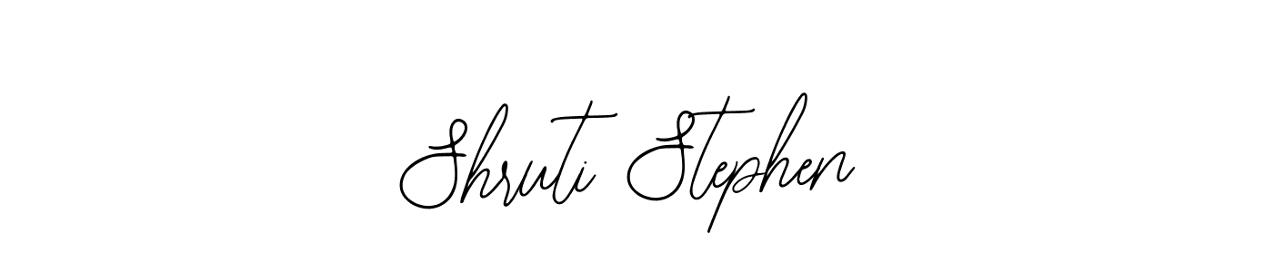 Design your own signature with our free online signature maker. With this signature software, you can create a handwritten (Bearetta-2O07w) signature for name Shruti Stephen. Shruti Stephen signature style 12 images and pictures png
