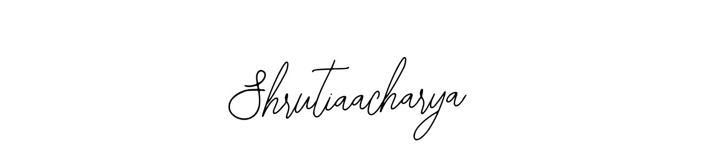 How to make Shrutiaacharya signature? Bearetta-2O07w is a professional autograph style. Create handwritten signature for Shrutiaacharya name. Shrutiaacharya signature style 12 images and pictures png