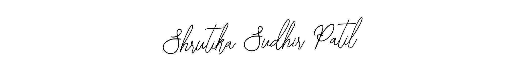 Design your own signature with our free online signature maker. With this signature software, you can create a handwritten (Bearetta-2O07w) signature for name Shrutika Sudhir Patil. Shrutika Sudhir Patil signature style 12 images and pictures png
