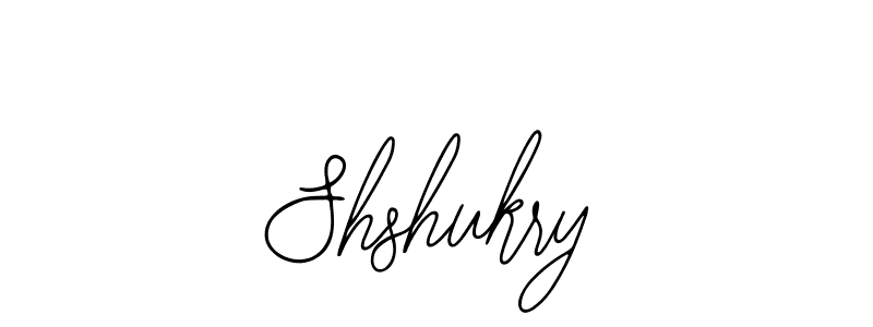 How to make Shshukry signature? Bearetta-2O07w is a professional autograph style. Create handwritten signature for Shshukry name. Shshukry signature style 12 images and pictures png