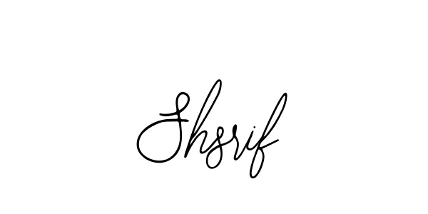 How to make Shsrif signature? Bearetta-2O07w is a professional autograph style. Create handwritten signature for Shsrif name. Shsrif signature style 12 images and pictures png