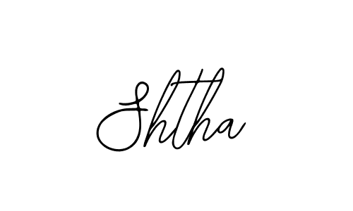 You should practise on your own different ways (Bearetta-2O07w) to write your name (Shtha) in signature. don't let someone else do it for you. Shtha signature style 12 images and pictures png