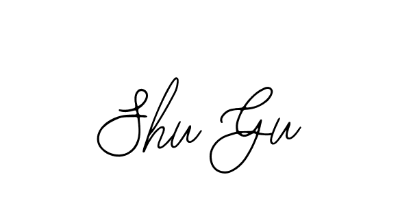 Design your own signature with our free online signature maker. With this signature software, you can create a handwritten (Bearetta-2O07w) signature for name Shu Gu. Shu Gu signature style 12 images and pictures png