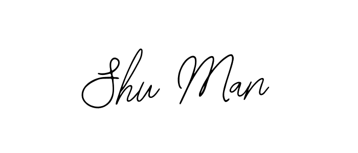 Also You can easily find your signature by using the search form. We will create Shu Man name handwritten signature images for you free of cost using Bearetta-2O07w sign style. Shu Man signature style 12 images and pictures png