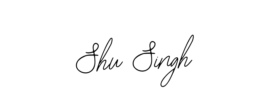 How to make Shu Singh name signature. Use Bearetta-2O07w style for creating short signs online. This is the latest handwritten sign. Shu Singh signature style 12 images and pictures png
