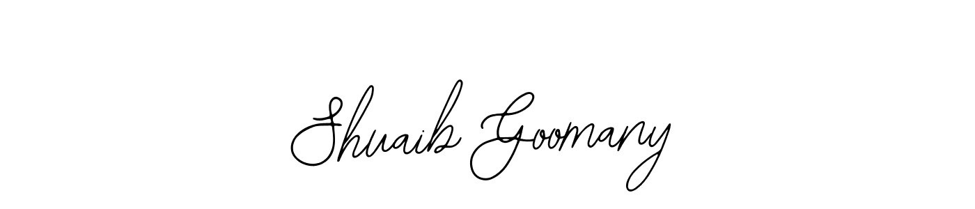 See photos of Shuaib Goomany official signature by Spectra . Check more albums & portfolios. Read reviews & check more about Bearetta-2O07w font. Shuaib Goomany signature style 12 images and pictures png