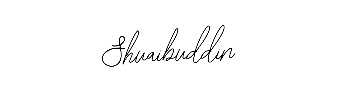 Design your own signature with our free online signature maker. With this signature software, you can create a handwritten (Bearetta-2O07w) signature for name Shuaibuddin. Shuaibuddin signature style 12 images and pictures png