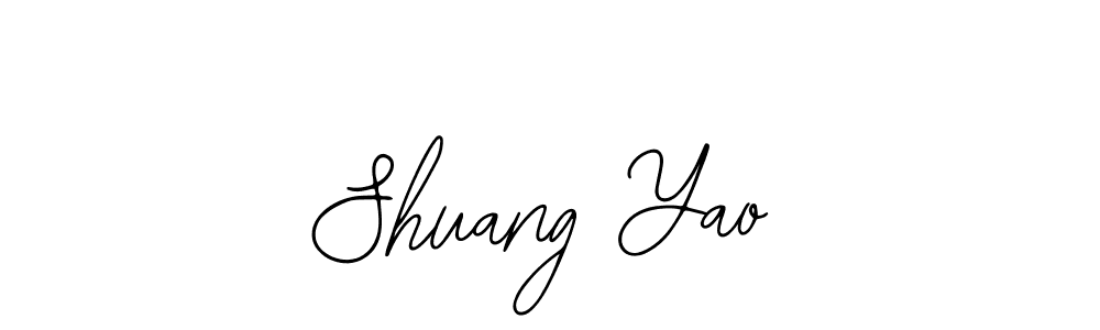 Also we have Shuang Yao name is the best signature style. Create professional handwritten signature collection using Bearetta-2O07w autograph style. Shuang Yao signature style 12 images and pictures png