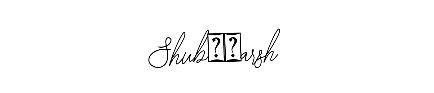 How to make Shub❤️arsh signature? Bearetta-2O07w is a professional autograph style. Create handwritten signature for Shub❤️arsh name. Shub❤️arsh signature style 12 images and pictures png