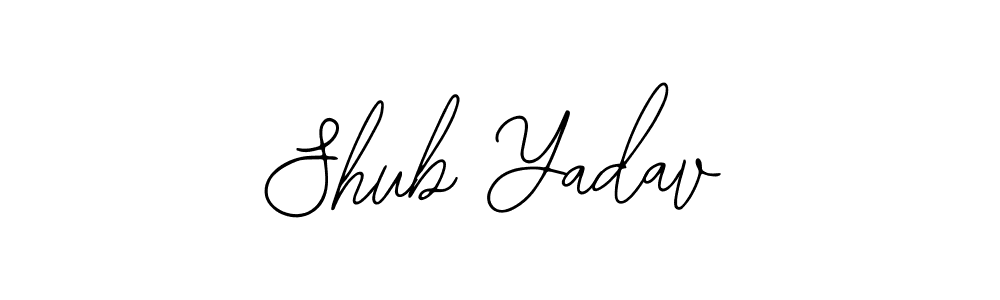 Also we have Shub Yadav name is the best signature style. Create professional handwritten signature collection using Bearetta-2O07w autograph style. Shub Yadav signature style 12 images and pictures png