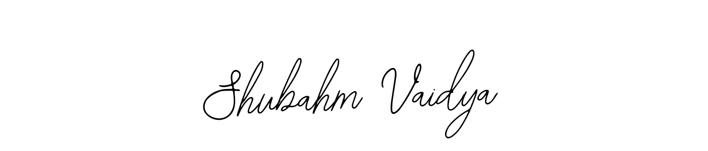 It looks lik you need a new signature style for name Shubahm Vaidya. Design unique handwritten (Bearetta-2O07w) signature with our free signature maker in just a few clicks. Shubahm Vaidya signature style 12 images and pictures png