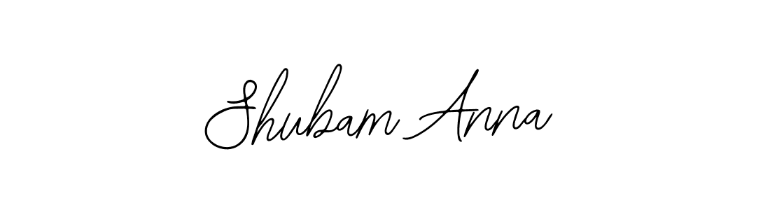 Shubam Anna stylish signature style. Best Handwritten Sign (Bearetta-2O07w) for my name. Handwritten Signature Collection Ideas for my name Shubam Anna. Shubam Anna signature style 12 images and pictures png