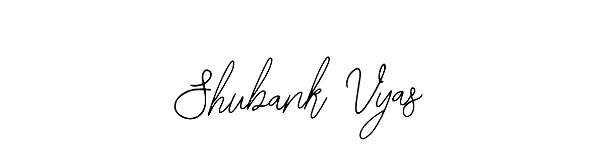 Check out images of Autograph of Shubank Vyas name. Actor Shubank Vyas Signature Style. Bearetta-2O07w is a professional sign style online. Shubank Vyas signature style 12 images and pictures png