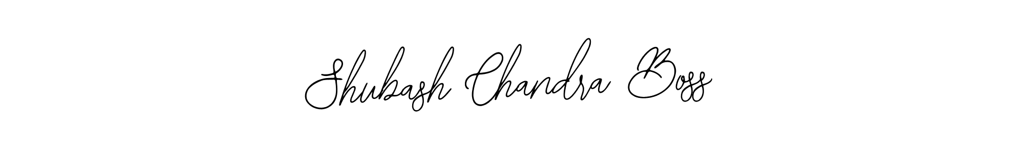 The best way (Bearetta-2O07w) to make a short signature is to pick only two or three words in your name. The name Shubash Chandra Boss include a total of six letters. For converting this name. Shubash Chandra Boss signature style 12 images and pictures png