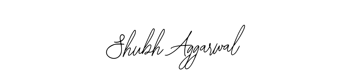 You should practise on your own different ways (Bearetta-2O07w) to write your name (Shubh Aggarwal) in signature. don't let someone else do it for you. Shubh Aggarwal signature style 12 images and pictures png