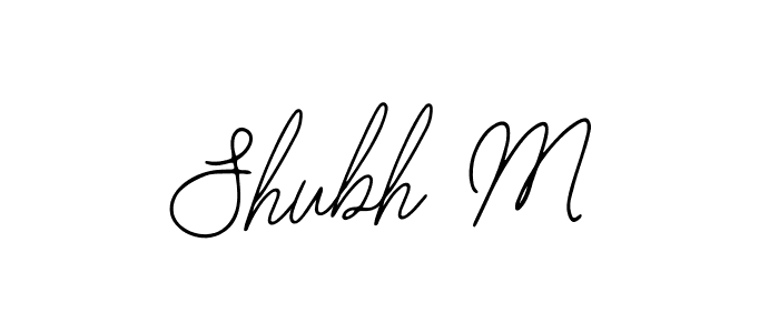 How to make Shubh M signature? Bearetta-2O07w is a professional autograph style. Create handwritten signature for Shubh M name. Shubh M signature style 12 images and pictures png