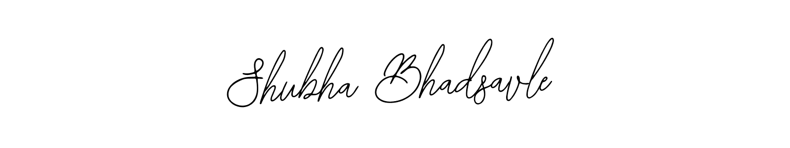 Bearetta-2O07w is a professional signature style that is perfect for those who want to add a touch of class to their signature. It is also a great choice for those who want to make their signature more unique. Get Shubha Bhadsavle name to fancy signature for free. Shubha Bhadsavle signature style 12 images and pictures png