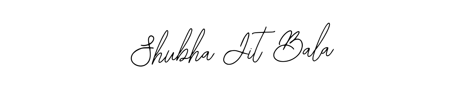 You should practise on your own different ways (Bearetta-2O07w) to write your name (Shubha Jit Bala) in signature. don't let someone else do it for you. Shubha Jit Bala signature style 12 images and pictures png